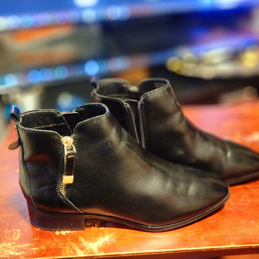 Aldo Black Heeled Boots for Women